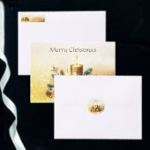 Gold Candles kerstfeest uitnodiging