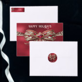 Red Bow Holiday Stropdas