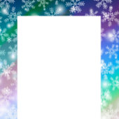 Moderne Kleurrijke Sneeuwvlok Winter Kerstmis Adre Etiket