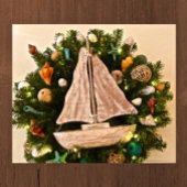 Tropische ZEEEN uit de kust en kerstmis Deurmat