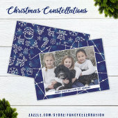 Vrolijk kerstfeest dank u voor herten sterrenbeeld ronde sticker