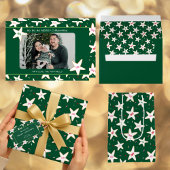 Gingerbread Star Christmas Pattern Cadeaupapier