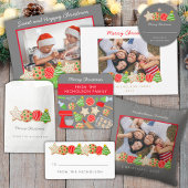 KERSTKOEKJES FEEST PAPIEREN BORDJE