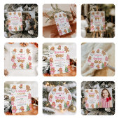 Cute Little Cookie Winter Christmas Baby Shower Kaart