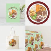 kerstfeest Britse feestelijke feestelijke Britse f Tafelkleed