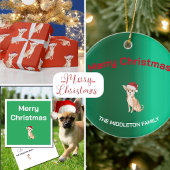 Kerstmis: Chihuahua Dog Gold Seizoensgebonden groe