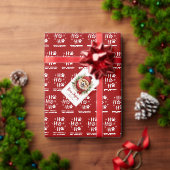 Waterverf Kerst Maltese hond Cadeaulabel (Personaliseer de collectie van deze zelfstandige maker.)