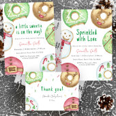 Kerstwinter baby shower Mam om geadresseerd te zij Poster