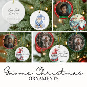 Waterverf wintergnoom etiket