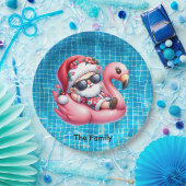 Kerstman Kerstmis in juli Pool Party Banner