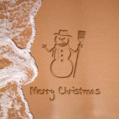 Kerstmis in de zomer tote bag