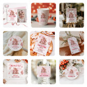 Eerste verjaardag van het roze ontbijt bedankdoosjes