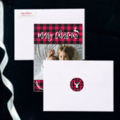 Green Script Typografie kerst Etiket (Personaliseer de collectie van deze zelfstandige maker.)