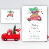 Evergreen kerstfeestors poster