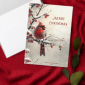 Kerst Rode Kardinaal Vakantie Cadeaudoos Bedankdoosjes (Personaliseer de collectie van deze zelfstandige maker.)