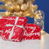 Rode Sneeuwvlok Familie Fotocollage Vrolijk Kerstf Sneeuwbol (Personaliseer de collectie van deze zelfstandige maker.)