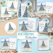 Christmas Tree Beach Merry Christmas Cadeaupapier
