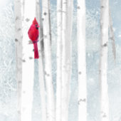 Kerstman en vriend Kardinaal Bird Kaart