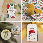 Rode en witte pepermunt Candy Cane Kerstmis Servet