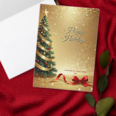 Christmas Tree Ribbons Holiday Gift Bag Groot Cadeauzakje (Personaliseer de collectie van deze zelfstandige maker.)