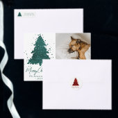 Klassieke kerstboom | Feestelijke Rich Crimson Red Ovenwant & Pannenlap Set