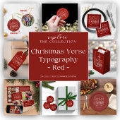 Christelijke kerstfeestdag met kerstversie - Typog Feestdagenkaart