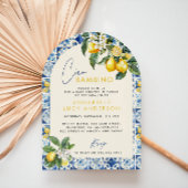 Ciao Bambino Griekse citroen baby shower Kaart