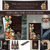 Gepersonaliseerde Sigaar en Whisky Mannen Bedankdoosjes