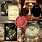 Vintage Film Look Photo overlay Bedankkaart
