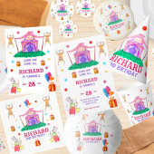 Circus Carnaval thema Kleurrijk Verjaardagsfeest Bedankdoosjes