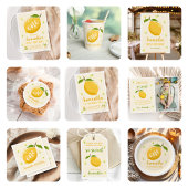 Schattige Citrus verjaardagsfeestje Bedankkaart