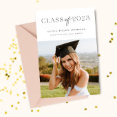Klasse van 2023 Moderne aankondiging Afstudeerder