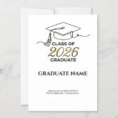 Class of 2026 Shirt | Playera Graduación