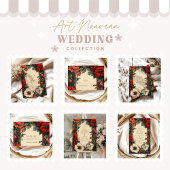 Classic Floral Wedding Art Nouveau Save The Date