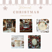 Fotoklassieker Holly Berry Christmas Party Feestdagenkaart