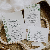 Klassieke Minimale Eucalyptus Formele bruiloft Papieren Bekers