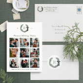 Klassieke Monogram Krans Crest Papieren servetten