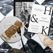 Klassieke Minimal Old Money Esthetische Eenvoudige Folie Uitnodiging