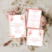 Classic Pickleball Garden Bachelorette Party Ronde Sticker