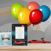 Klassieke kernen dozen met zoete rode rugro-auto kussen