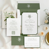 Klassiek Saliegroen Monogram Retouradres Etiket