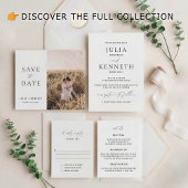 Klassieke Elegant Black White Wedding Table Kaart