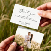 Klassieke elegante zwarte en witte bruiloft kaart