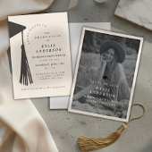 Blue Tassel Senior Photo High School Graduation  Kaart