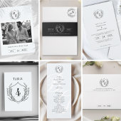 Fine-line klassiek  Crest monogram programma