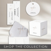 Eenvoudig wit minimaal gekanteld herhalingspatroon cadeaupapier