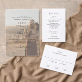 Schone foto Moderne bruiloft Kaart (Personaliseer de collectie van deze zelfstandige maker.)