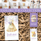 Schoonmaak Service Waterverf Lavendel Schort