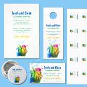 Bewaringsdienst voor het schoonmaken van benodigdh magnetisch visitekaartje