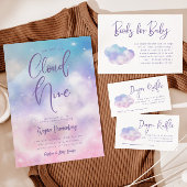 We zijn op Cloud Nine Boy Baby shower Papieren Bekers